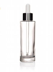 Free Samples 30ml 50ml frosted serum packaging glass bottle