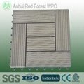 wood plastic composite WPC DIY tiles 2