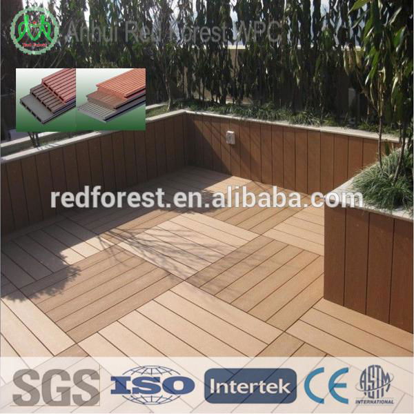 bamboo plastic composite flooring tiles 2