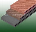 bamboo plastic composite solid decking board 1