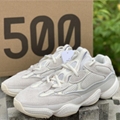Yeezy 500 Bone White Boost Running Shoes
