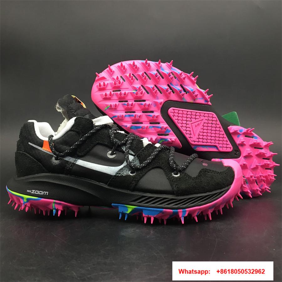 Off White x      Zoom Terra Kiger 5 Mens Women Designer Shoes 11