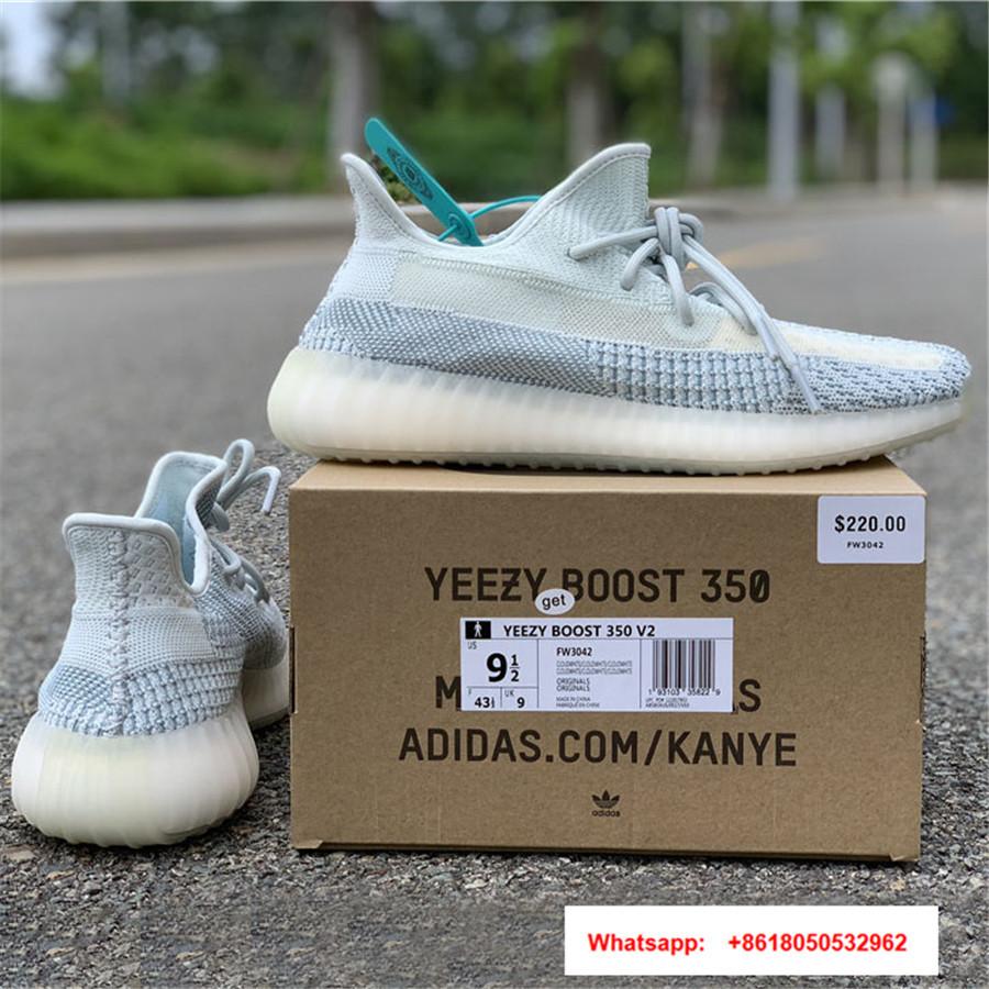        Yeezy Boost 350 V2 Cloud White Reflective Cloud Non Reflective Shoes 9