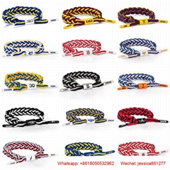 NBA Star Knitting Bracelet Kyrie Irving Jordan Kobe Harden Adjustable Wristband