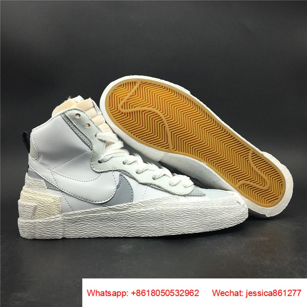 Sacai      Blazer Mid Neymar      Shox R4 Mens Running Shoes Top Quality 18