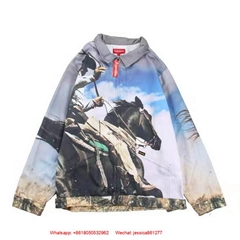         17ss Cowboy Denim Outdoor Jacket Mens Womens Mountain Wear Winter Coat