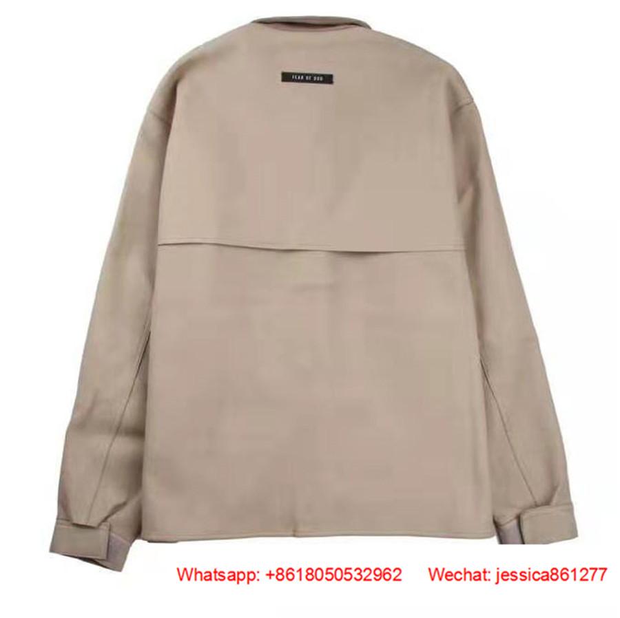 FEAR OF GOD 6th Suede Shirt Jacket FOG Autumn Coat