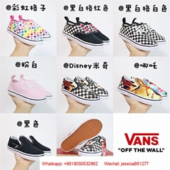 Kids Vans Off The Wall Conva Leisure Shoes Girls Boys Toddler Casual Shoe
