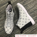 Louis Vuitton Sneaker LV High Top Shoes Off White Air Jordan 1 Virgil Shoes