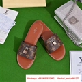 Louis Vuitton LV Lock Slippers Summer Slippers Women Designer Fashion Sandals
