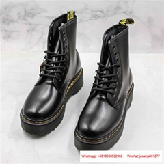 Dr.Martens Jadon Boots Women High Top Shoes PVC Design Winter Boots