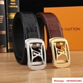 Top Quality LV Belts Louis Vuitton Belt Luxury Wholesale First Layer Cowhide