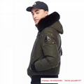 Moose Knuckles 19fw BALLISTIC BOMBER Winter Coat Jacket Natural Fox Fur 20