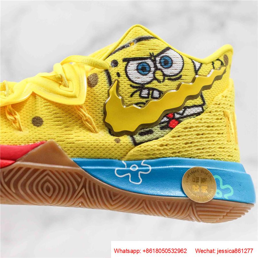      SpongeBob Air Zoom Turbo Kyrie Irving 5GS 'SpongeBob'  Sneakers Men Shoes 12