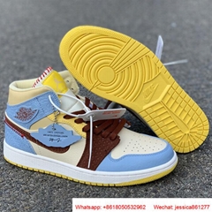 Maison Chateau Rouge x Air Jordan 1 High Mid Designer Shoes Running Sneaker