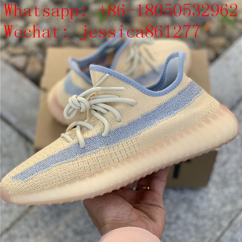 FY5158 Yeezy Boost 350 V2 Linen Boost Kanye West Designer Shoes 19