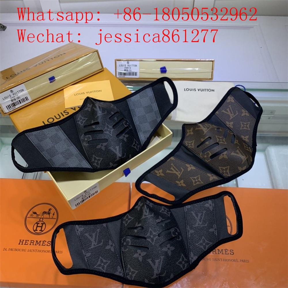               Monogram Face Mask     eather Dust Masks Luxury Mask Disney 1