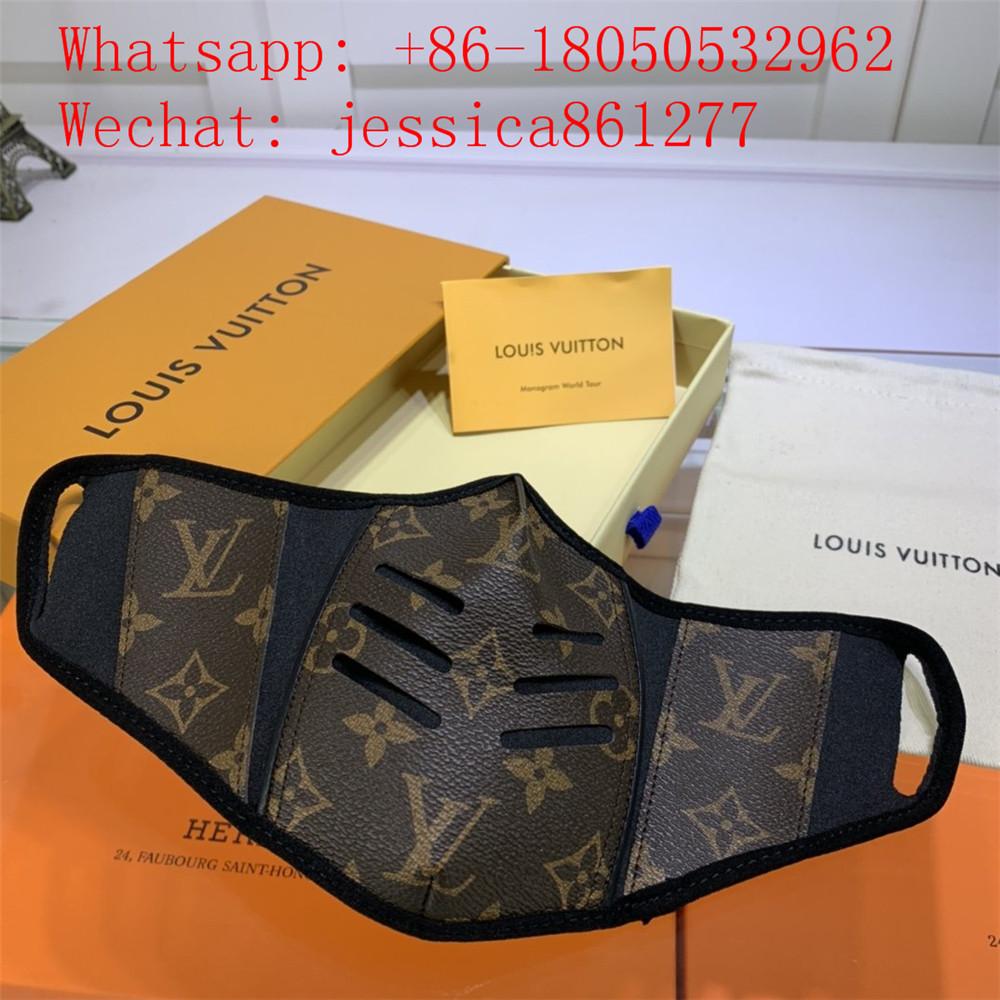               Monogram Face     ask     eather Dust Masks KN95 N95 FFP2 Masks 7