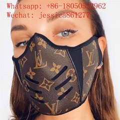               Mask Monogram Face Mask     eather Masks KN95 N95 FFP2 Masks