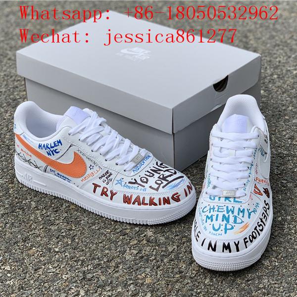 vlone air force 1 graffiti