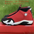 Air Jordan 14 Ferrari AJ14 Gym Red 14s Last Shot Designer Shoes Running Sneakers