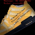 Nike Air Rubber Dunk Off-White University Gold Sneaker Sports Shoes