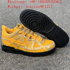      Air Rubber Dunk Off-White University Gold Sneaker Sports Shoes