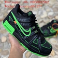OFF-WHITE      Air Rubber Dunk Green Strike Sneaker Sports Shoes 11