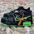 OFF-WHITE      Air Rubber Dunk Green Strike Sneaker Sports Shoes 3