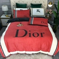 Louis Vuitton Four Piece-Suit Bed Sheet Bedding Sets Hermes LV Quilt Cover