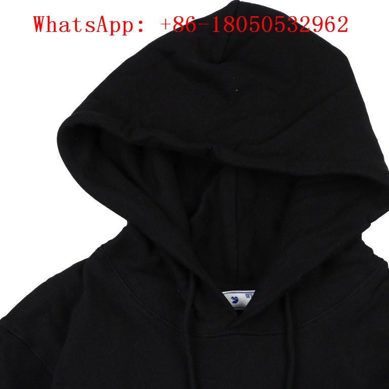 Off White OW 20FW Skull Hoody Fashion Hoodies Black White Hoodie 11