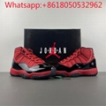 Air Jordan 11 Black Red Shoes Basketball