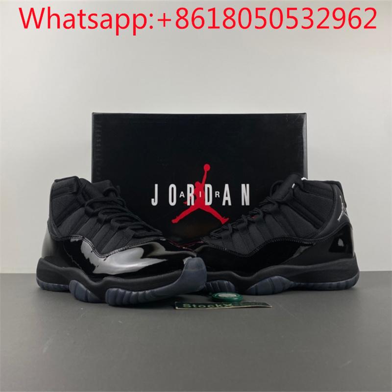 Air Jordan 11 Black Blue Shoes Basketball Sneaker Running Shoes 2