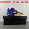      Kobe 5 Protro “5 Rings” Basketball Sneaker Running Shoes Men Women 5