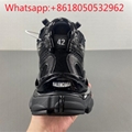 BB7.5-2 Balenciaga Black SNEAKER Basketball Sneaker Running Shoes
