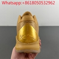 Nike Zoom Kobe 5 Gold Basketball Sneaker Running Shoes Men Women