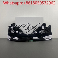 Air Jordan 4 Retro White Thunder (GS)  WMNS BasketballSHOES Basketball Sneaker