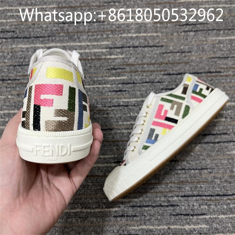       Domino Embroidered Low-Top Sneakers Leisure Shoes EU35-45 4