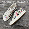       Domino Embroidered Low-Top Sneakers Leisure Shoes EU35-45