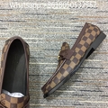 Louis Vuitton Loafer Genuine Leather Shoes Design LV Shoes EU38-45