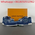 Louis Vuitton LV Luxury Trainers Sneaker LV Runner Shoes Design LV Shoes EU38-45