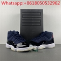 Air Jordan 11  Retro Navy AJ1 Basketball Sneaker UA Trainers 2