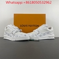 Louis Vuitton Runner LV Real Leather LV Sneaker Design LV Shoes EU38-46