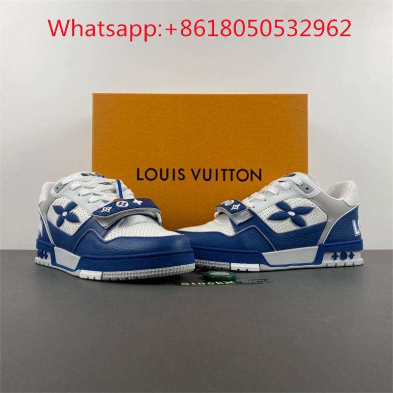                    hoes Blue Navy Trainer Designer Luxury Shoes EU38-46 1