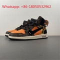 OFF-WHITE  Air Jordan 1 Louis Vuitton LV Basketball Sneaker Running Shoe US7-14
