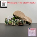 BAPE x Crocs Classic Clog 'ABC Camo - Green'  Streetwear Comfy Beach Clogs