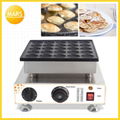 electric and gas 25holes dutch mini pancake poffertjes maker machine grill iron