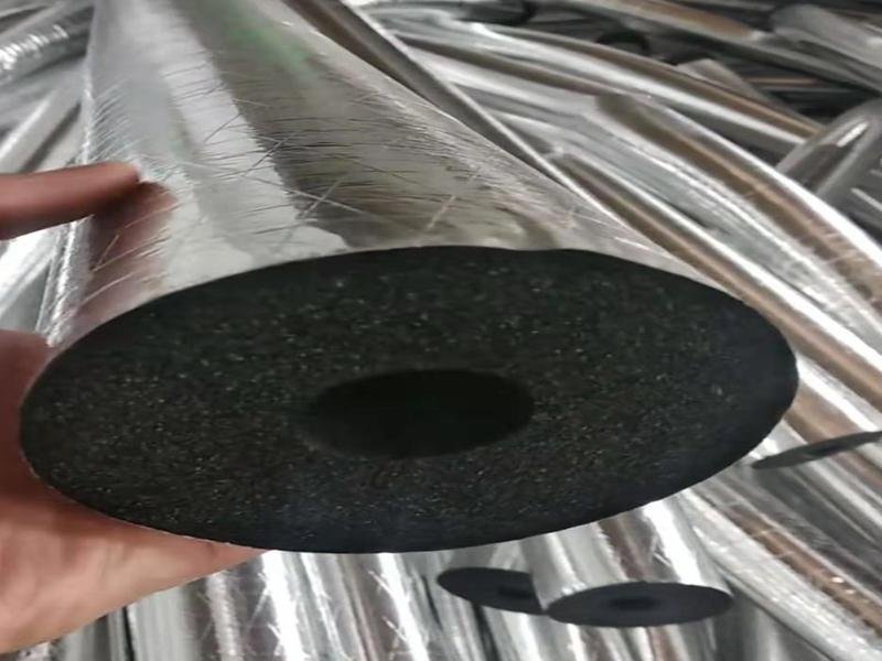 網格方格玻纖布加觔鋁箔橡塑保溫棉板管 3
