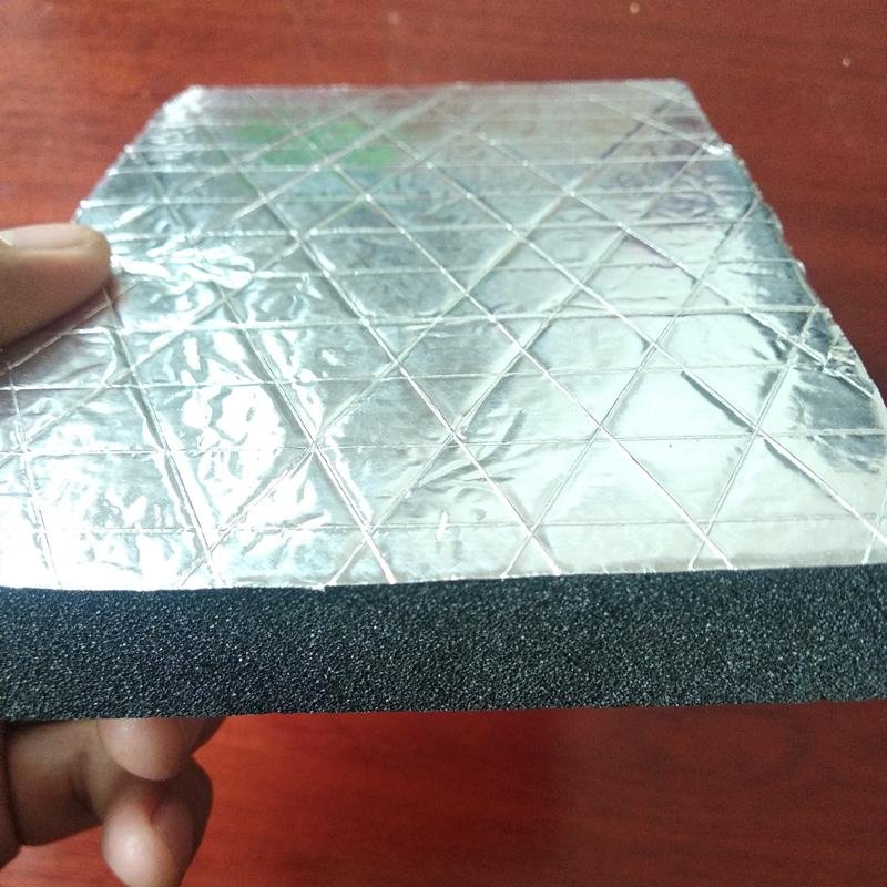 網格方格玻纖布加觔鋁箔橡塑保溫棉板管 4
