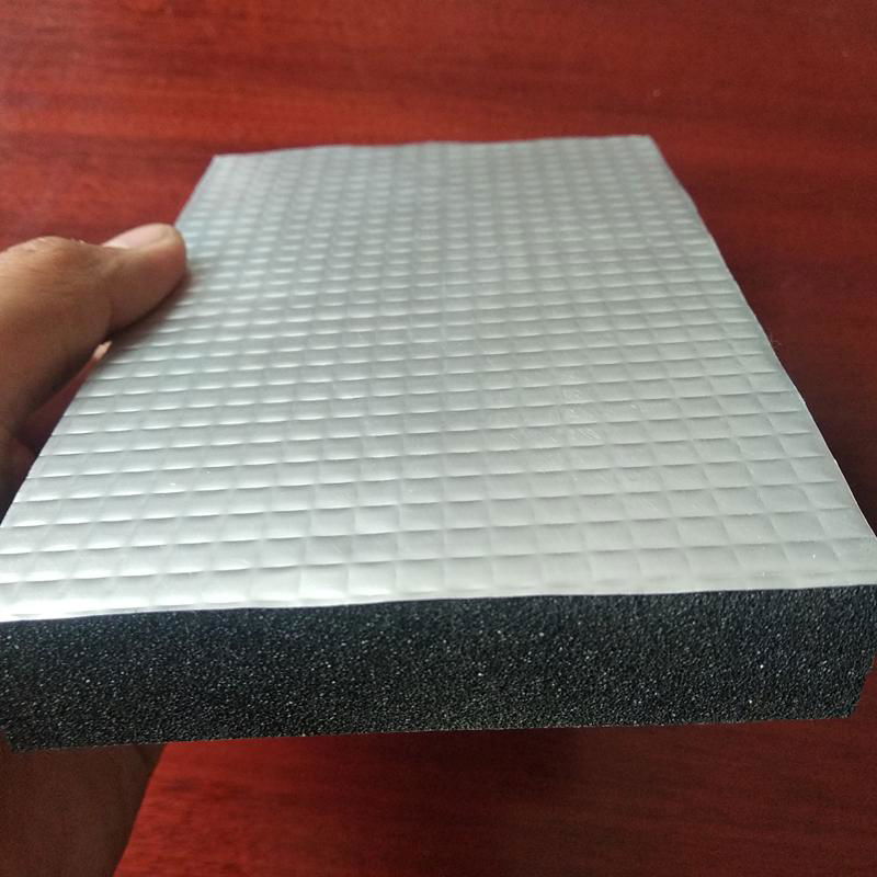 网格方格玻纤布加筋铝箔橡塑保温棉板管 5